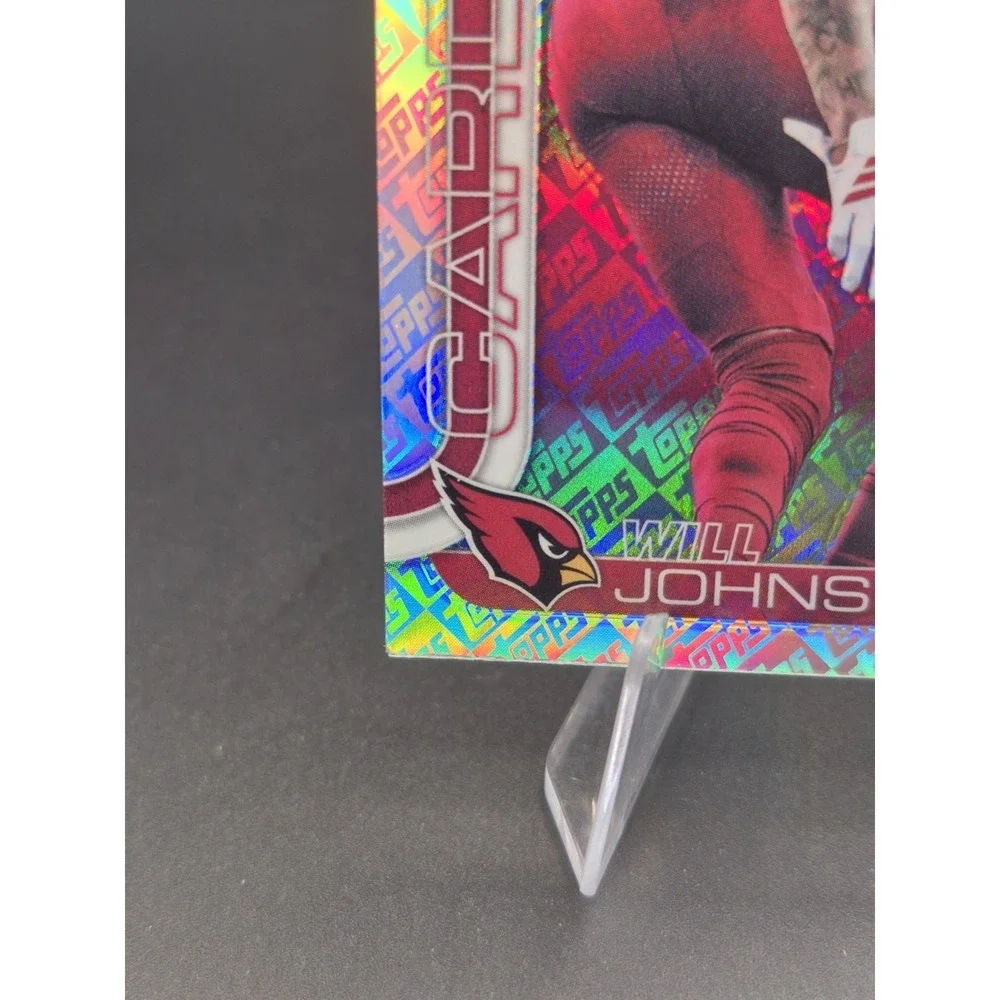 2025 Topps Chrome Will Johnson #349 Topps Logo Refractor (RC) Arizona Cardinals